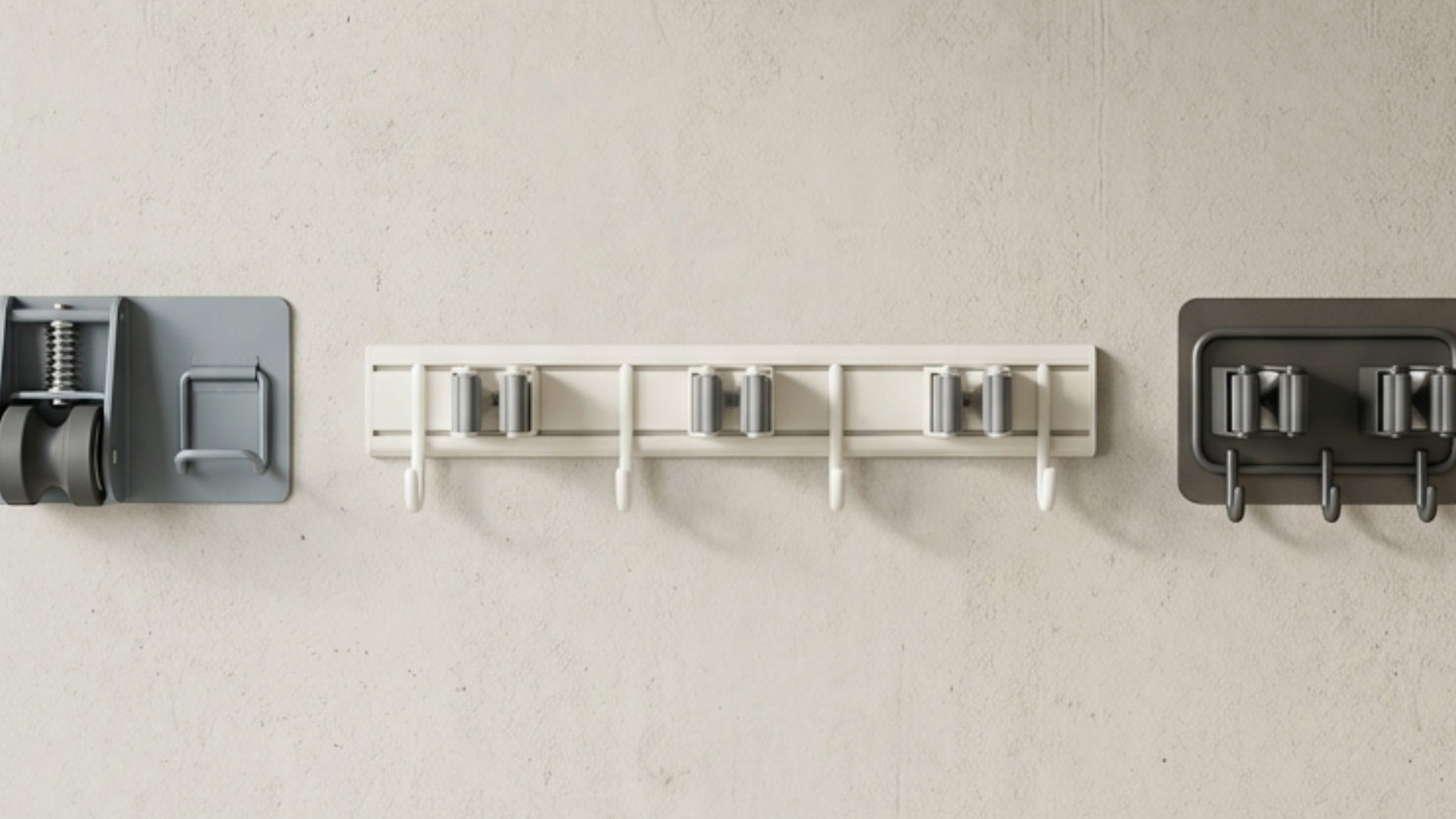Vknx Wall-Mounted Mop and Broom Holders
